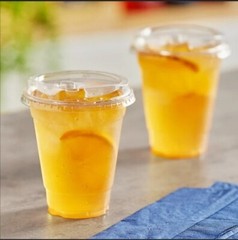 12oz Clear Plastic Cups, Disposable Drinking Cups – Hot and Cold Drinks