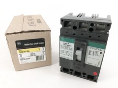 New General Electric THED136015WL Circuit Breaker 15A 600VAC 250VDC 3P Model 2