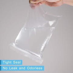 100 Count 9″x12″ Zip Bag Clear Reclosable Resealable Lock Documents Clothing