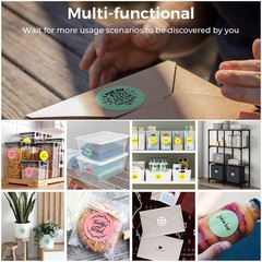 2″ Square Round Direct Thermal Labels Self-Adhesive Circle Sticker DIY Design US