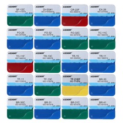 100pcs Dental Diamond Burs Medium Friction Grip 1.6MM for High Speed Handpiece