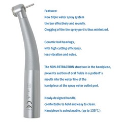 US Lotus BEING High Speed Dental Handpiece Air Turbine 4 Hole Fit KaVo MULTIflex
