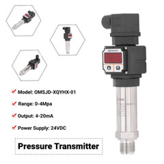 0‑4Mpa 4‑20mA Pressure Transmitter Digital Display Small Transducer Sensor DC24V