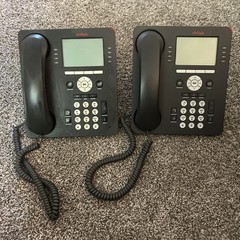 Lot Of 2: Avaya 9608 Business IP Phones Office Desk Phone Corporate Multiline