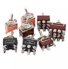 Toggle Rocker Switch Handle Switch 250V 2/3/4/6/9/12 Feet 2/3 Gear E-TEN ON-OFF