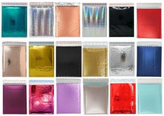 6×10 Metallic Bubble Mailers! Largest Selection! Quality Mailing Envelope Bags