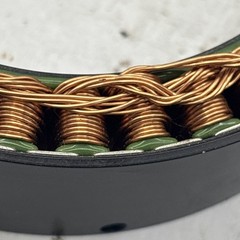 Frameless Brushless DC Motor 4-1/8” OD 3-1/8” ID 1” Tall 36 Copper Coils