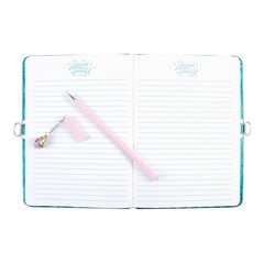 Multicolor Bubble Gum Themed Locking Journal with Pen for Creative Tweens
