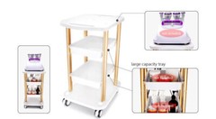Rolling Cart Salon SPA Trolley Stand For Cavitation Beauty Machine Instrument US