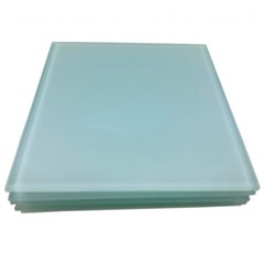 120pcs Sublimation Blank Glass Coasters 3.9 Inch Square Insulated Photo Coasters