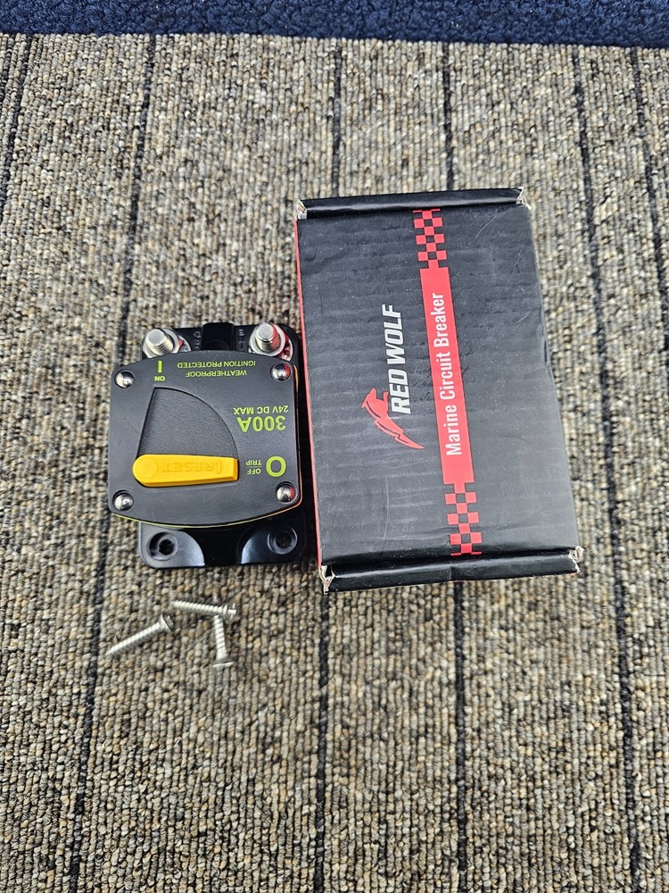 RED WOLF BS6300: 300AMP Circuit Breaker Resettable Safety Device – 24V DC MAX