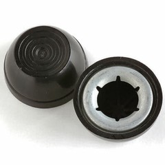 Push-on Cap Nuts 2x 5/8″ Axle Caps Hand-truck Wheel Retainers
