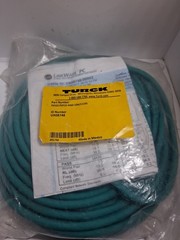 TURCK FKFDD FKFDD 4460-10M/C1195 CORDSET (UX08748) ETHERNET BULKHEAD CONN NIB