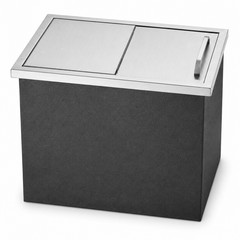 Stainless Steel Drop-In Ice Cooler Chest w/ Drain Plug & Lid Multi Sizes