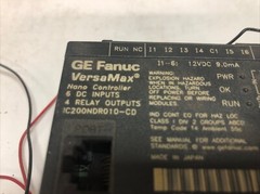 1 Used Ge Fanuc VersaMax Nano Controller Log Escp,5VDC/240VAC,2A, IC200NDR010-CD