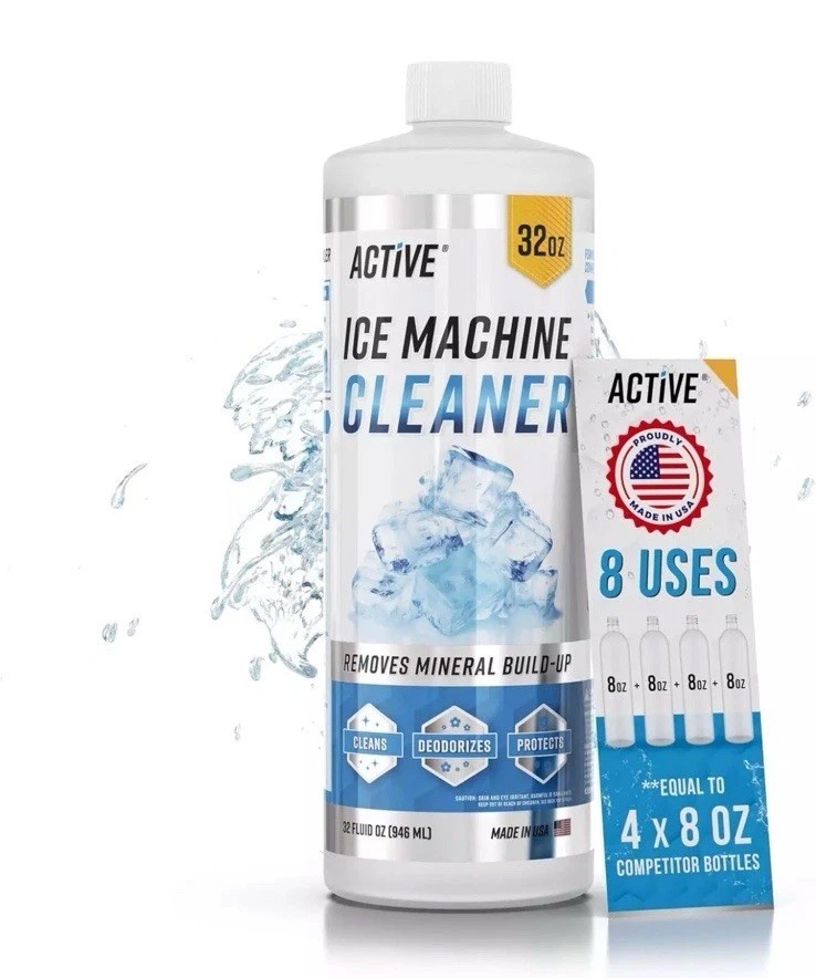 Ice Machine Cleaner Maker Descaler – 32 fl oz (8 Uses) Nickel Safe Maker…