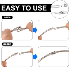 3 Pack 4.7 Inch Metal Rings Wrench Organizer Easy to Open and Close Heavy Dut…