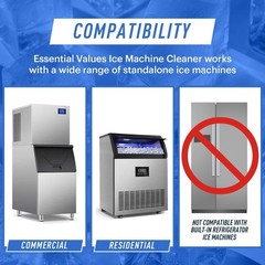 16oz Ice Machine Maintenance Solution – Universal Descaler for Crisp, Pure Ice