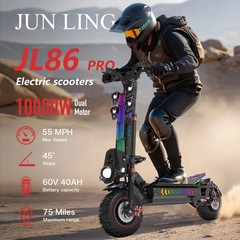 10000W Electric Scooter Adult NFC start Offroad E-Scooter Foldable 60V40AH 55MPH