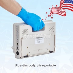 10-inch Portable Multi-parameter Vital Signs Monitor ECG NIBP SPO2 TEMP RESP