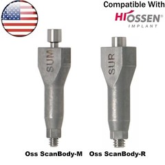 US Dental CAD/CAM Implant Scan Body Analog fit Hiossen Nobel Biocare Straumann