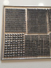 Ethnic Tribal Aluminum Printing Block Vintage Linocut Relief Printing Block