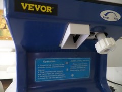 VEVOR Commercial Ice Shaver BY-168 Electric Snow Cone Maker Ice Crusher Blue