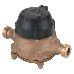 Badger 102-3947 Flowmeter, 25 Gpm, 150 Psi, 7-1/2 In.