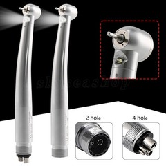 1-10*Dental High Speed Fiber E-generator LED Handpiece 2/4Hole J#B2