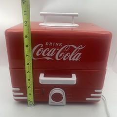 Coca-Cola Nostalgia Hot Dog Steamer – Retro Red Design, 20 Hot Dogs, 6 Buns