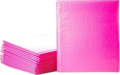 #4 9.5×14.5 HOT PINK POLY BUBBLE MAILERS SHIPPING PADDED BAGS ENVELOPES 9.5×13.5