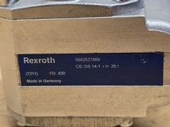 Rexroth AC Gear Motor 3 842 547 476, 0.22kW, 1680RPM 220/400VAC 25:1, 3842527869