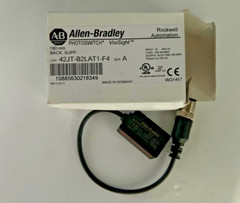 Allen Bradley 42JT-B2LAT1-F4 Ser. A Photoelectric Sensor Back. Sup 0-180mm 24VDC