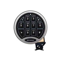 SecuRam Safelogic Basic Electronic Lock & Keypad SET – Swingbolt – Chrome