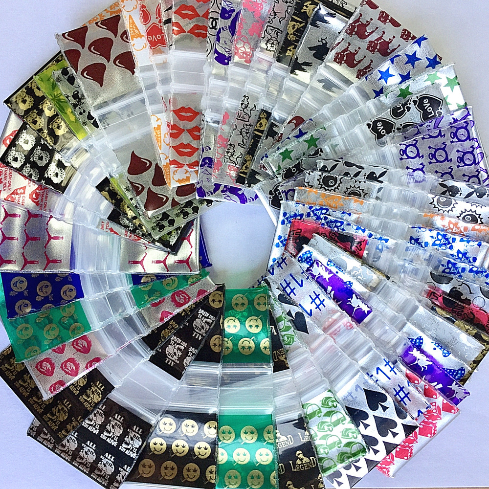 BaggiesSince1987 – 12510-S ZipSeal Bags 50 DESIGN MIX 1000 METALLIC ,👀Details🔽