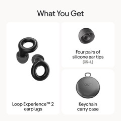 Official Loop Experience 2 Ear Plugs – Certified Hearing Protection for Concerts