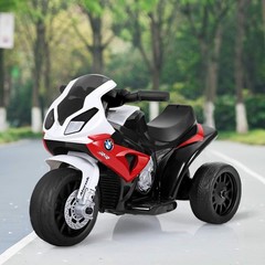 Costzon Kids Electric Ride on Motorcycle, Licensed BMW 6V Battery Powered Toy w/