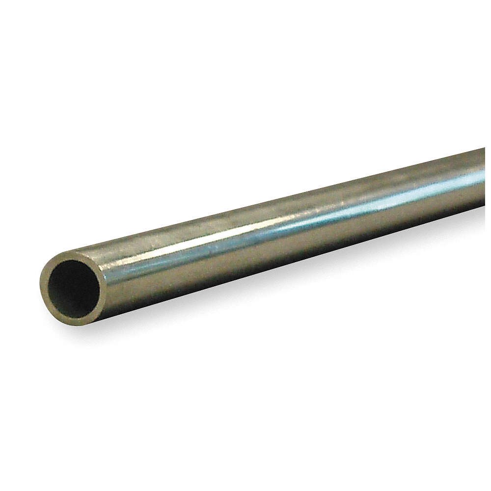 GRAINGER APPROVED Tubing,Welded,5/8 In,6 ft,304 SS 3ADG4