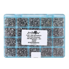 20set/50set Dental Orthodontic Mini Brackets MBT/Roth .018/.022 Hooks3-4-5 Brace