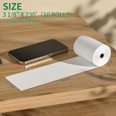 2-1/4″ x 50′ & 2 1/4″ x 85′ Thermal Credit Card Cash Register POS Receipt Paper