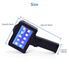 ToAuto Handheld Inkjet Printer Date QR Code Barcode Printing Logo Label Machine