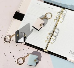 Filofax The Original Keyring Charcoal Centennial Collection. Limited Edition.