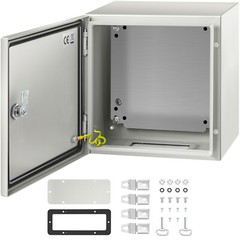 VEVOR Steel Electrical Box Electrical Enclosure Box 12x12x8” Carbon Steel IP65