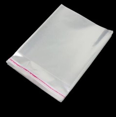 Large Clear Reclosable selfSeal Baggies Plastic Storage bags 100pcs