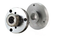 ER40 5″ “SET TRU Collet Chuck CNC W/Fine Adj. 0.0005″ TIR+1-1/2-8” Back Plate L[