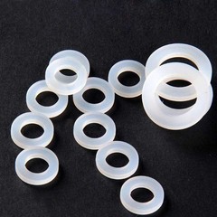 Food Grade Silicone Plain Flat Washer O Rings Sealing Gaskets Ring -60℃~+200℃