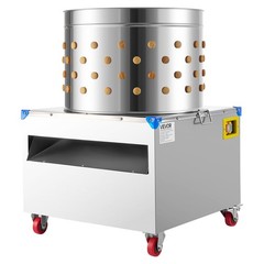 VEVOR 23.6″ Electric Chicken Plucker Machine 2200W & 275RPM 119 Fingers & Wheels