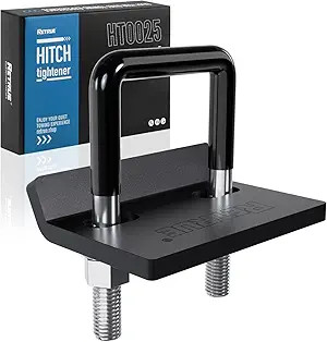 Hitch Tightener 2 in 2.5 in and 1.25 in, Rubber Coated Stabilizer for Trailer Ac