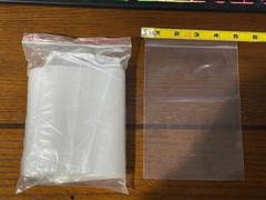 100 Clear Plastic 3.5″x7.0″ 1MIL ziplock Re-closable PolySeal Bags Coins/Jewelry