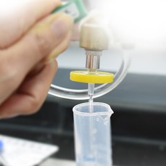 3000PCS Nylon Yellow Syringe Filters 13mm/25mm Diameter; 0.45μm/0.22μm Pore Size
